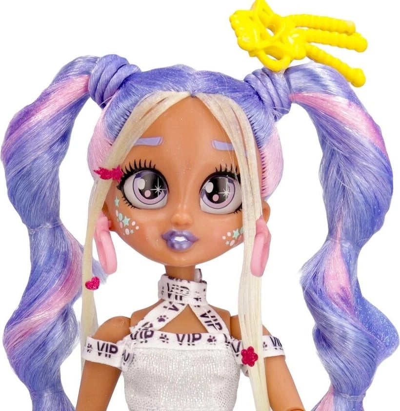 Kukull VIP Pets Hair Academy Hailey, Tm Toys, 30 cm, me aksesorë flokësh, shumëngjyrëshe