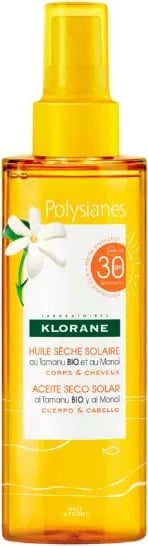 Vaj i thatë dielli KLORANE Polysianes SPF30 unisex 200ml