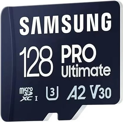 Kartelë memorie microSD Samsung PRO Ultimate 128GB me adapter SD