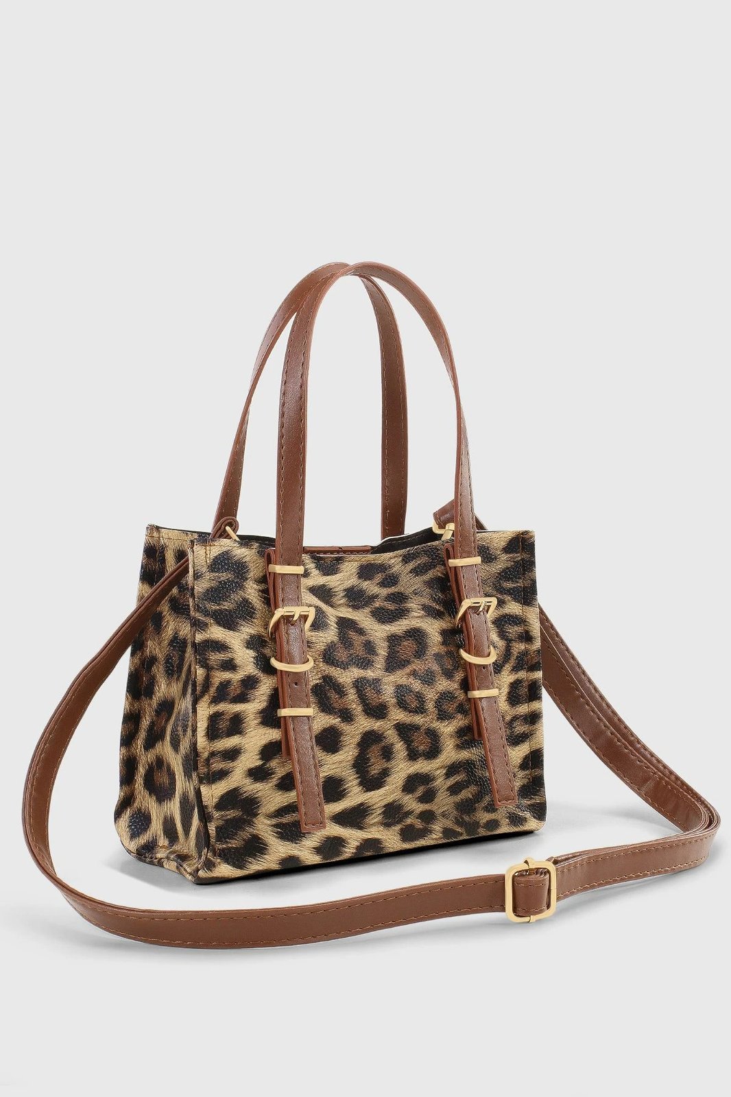 Çantë tote me print leopardi, Zoozie Bags, 267