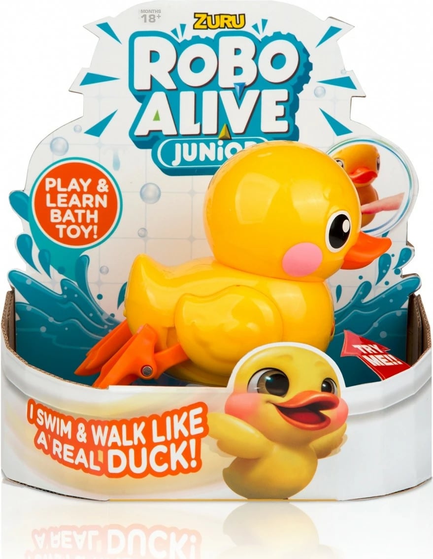 Set lodrash për banjë ZURU Robo Alive Junior, 12 copë, me bateri, ngjyra të përziera