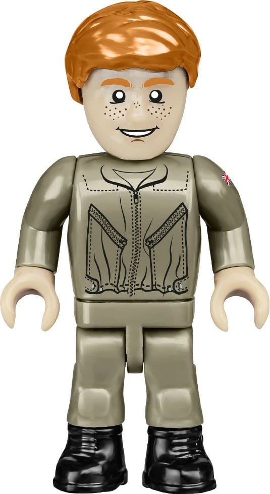 Set ndërtimi Cobi Klocki Armed Forces F-35B Lightning II, 594 copa, me figurë piloti, Gri