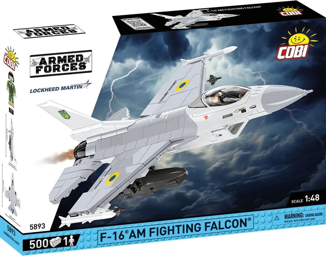 Model COBI F-16AM Fighting Falcon, 500 pjesë