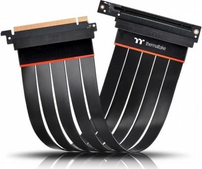 Riser kabllo PCI-E 4.0 x16 Thermaltake TT Premium, 300mm, 90°, e zezë