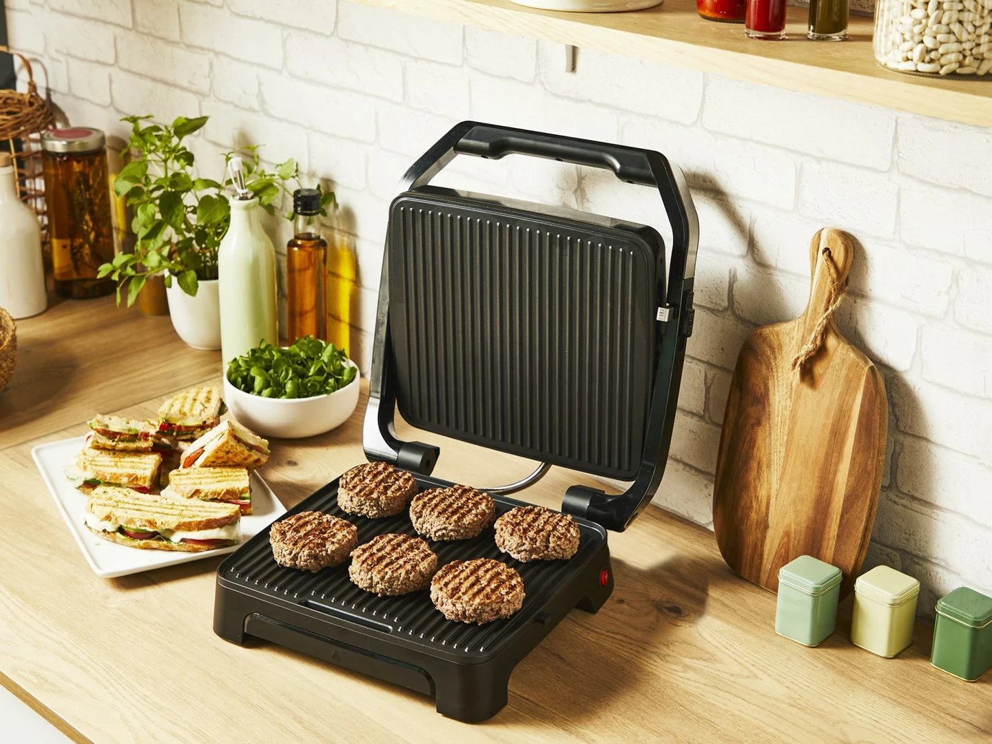 Grill elektrik Tefal Inicio Adjust GC272D10, çelik inoks