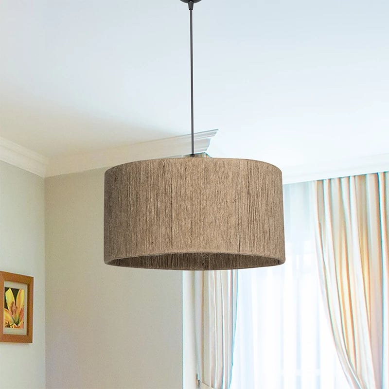 Dritë tavani PWL-1184 Ε27 ngjyrë kafe D40x20cm