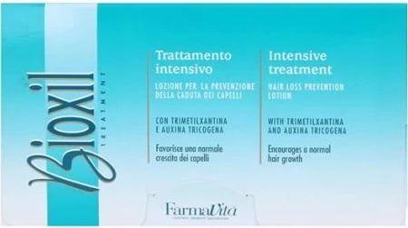 Trajtim intensiv kundër rënies së flokëve Farmavita Bioxil për femra, 12x8ml
