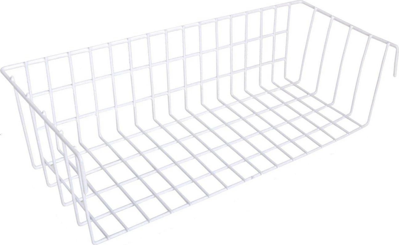 Aksesor dekorativ metalik për mur, Wallity, WR014, i bardhë, 38x13x16cm