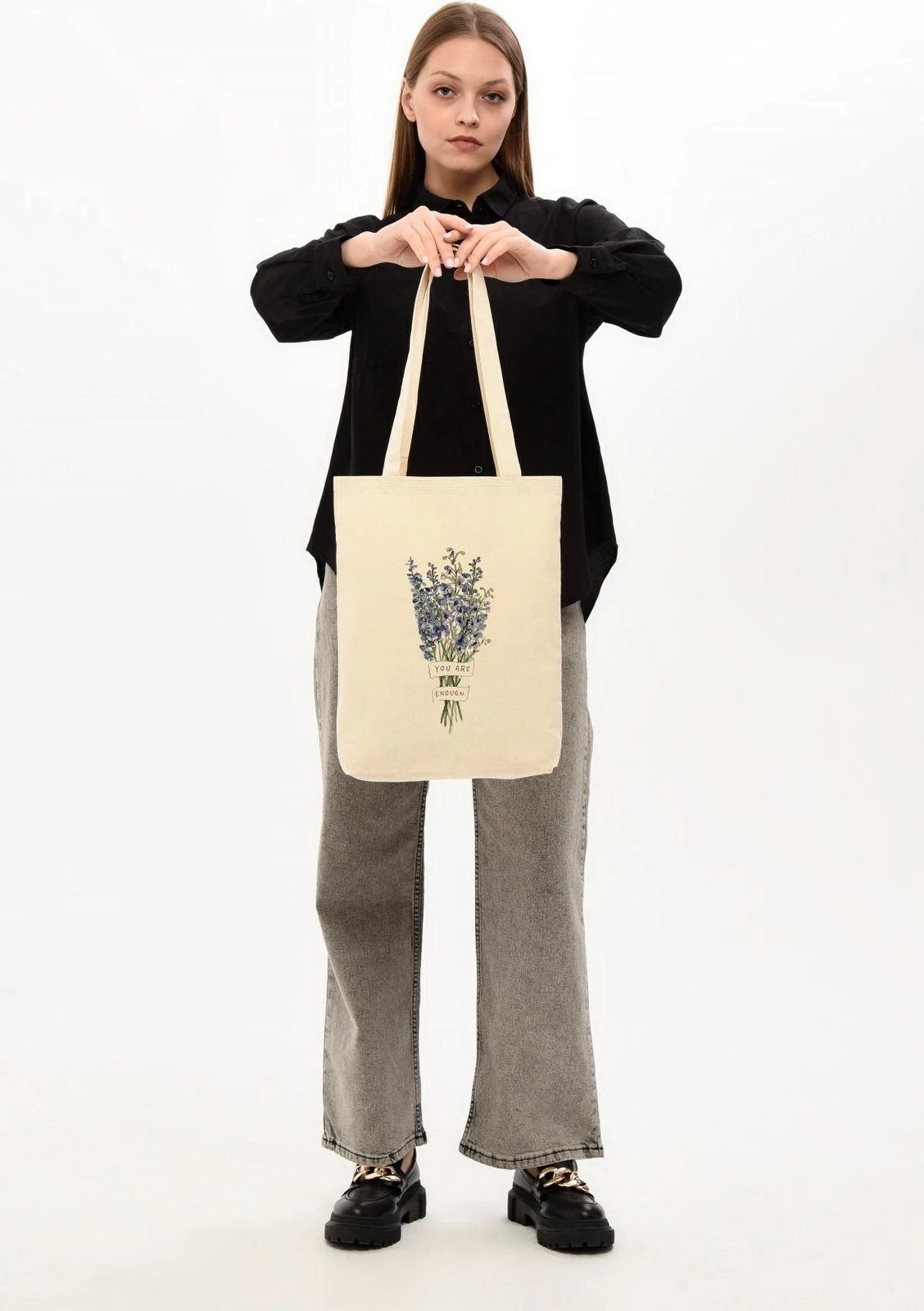 Çantë tote Zoozie Bags, krem, 0605