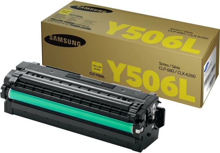 Toner, Samsung CLT-Y506L (SU515A), rendiment i lartë, për CLP-680/CLX-6260, e verdhë
