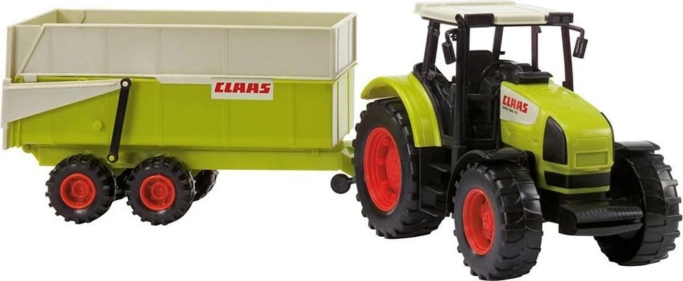 Traktor lodër Dickie Claas Ares me rimorkio, i gjelbër, 57 cm