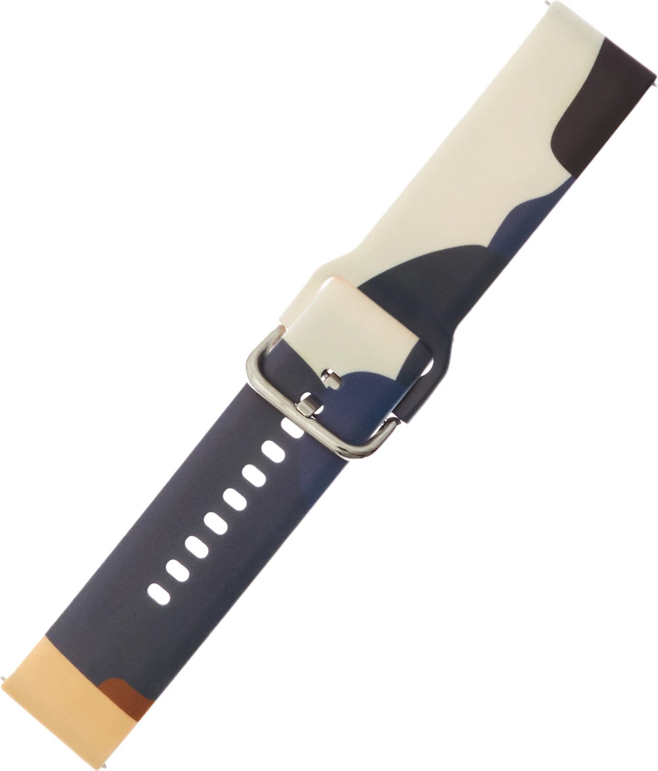 Rrip silikoni për Samsung Galaxy Watch 42mm Hurtel Moro Band, kamuflazh, zi/bezhë/gri