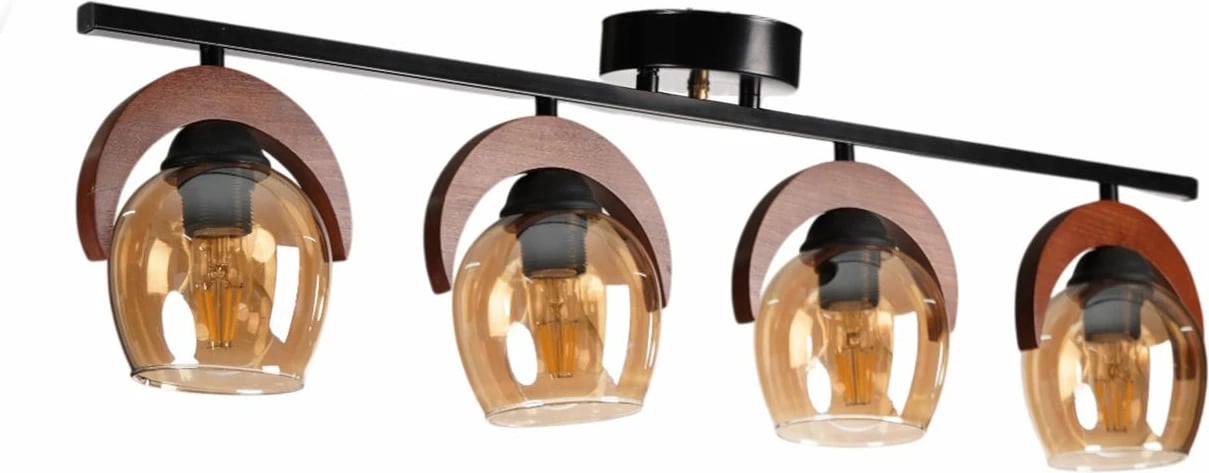 Llambë tavani Opviq, 9003-7, ngjyrë mjaltë, arre, e zezë