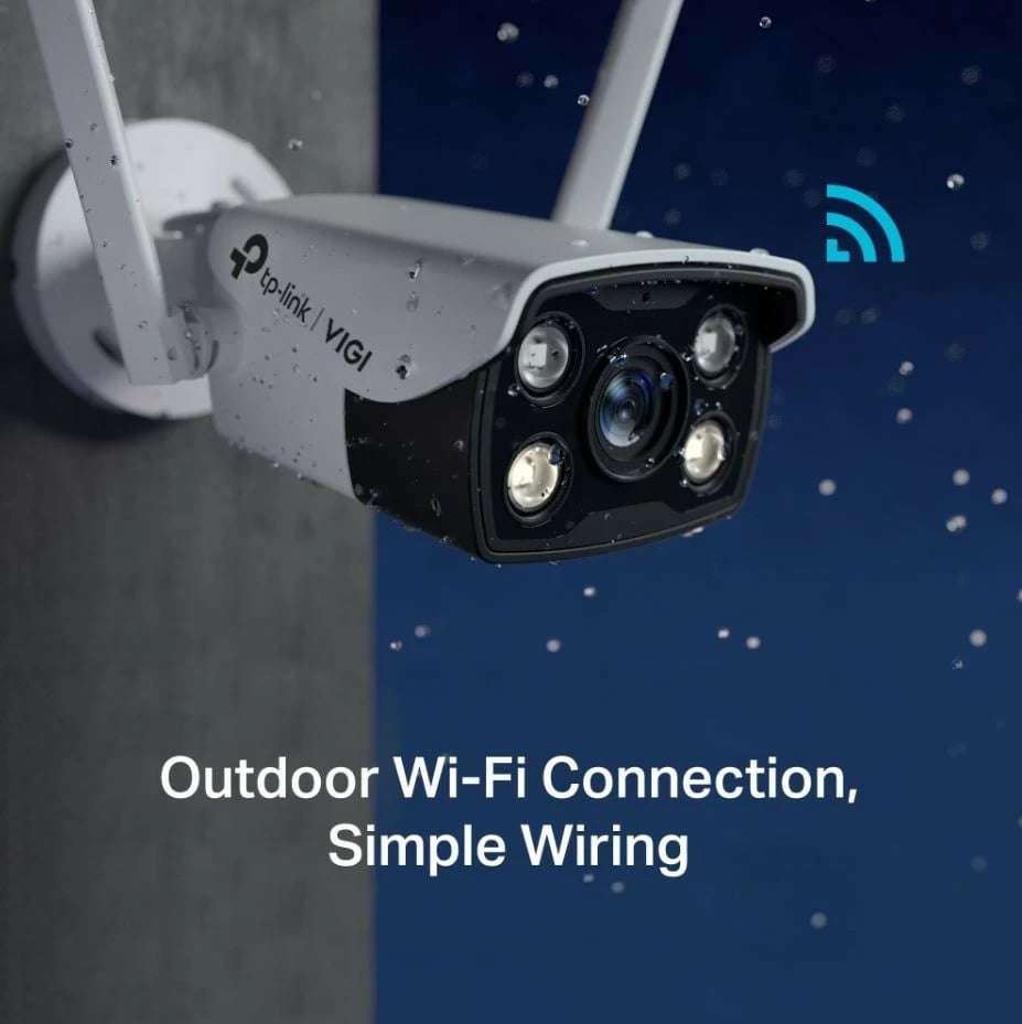 Kamerë sigurie TP-LINK VIGI C340-W, 4MP, Wi-Fi, IP66, e bardhë