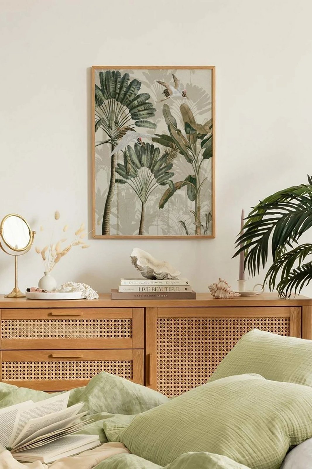 Pikturë dekorative me kornizë, Wallity, Tekhamcerceve8, shumëngjyrëshe, 33x48cm