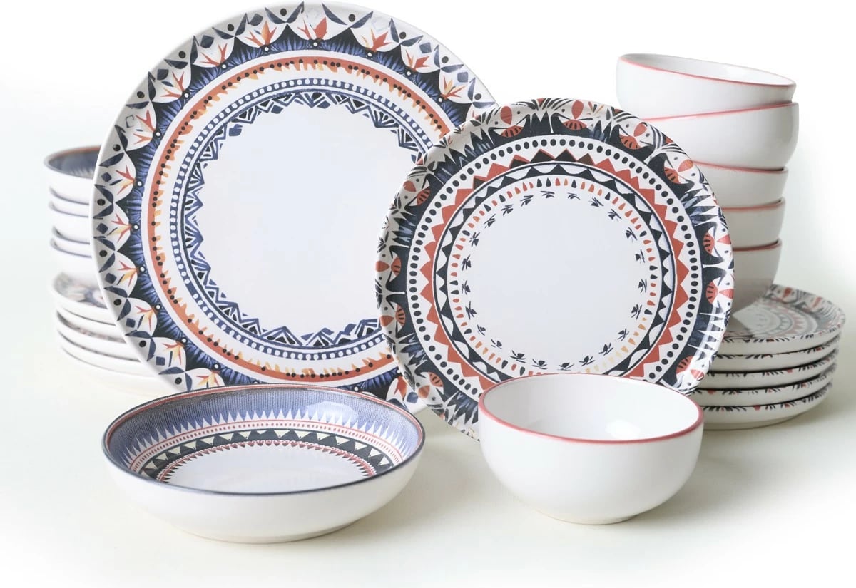 Set enësh darke prej qeramike, 24 copë, Hermia Concept, X000158140000000000000000