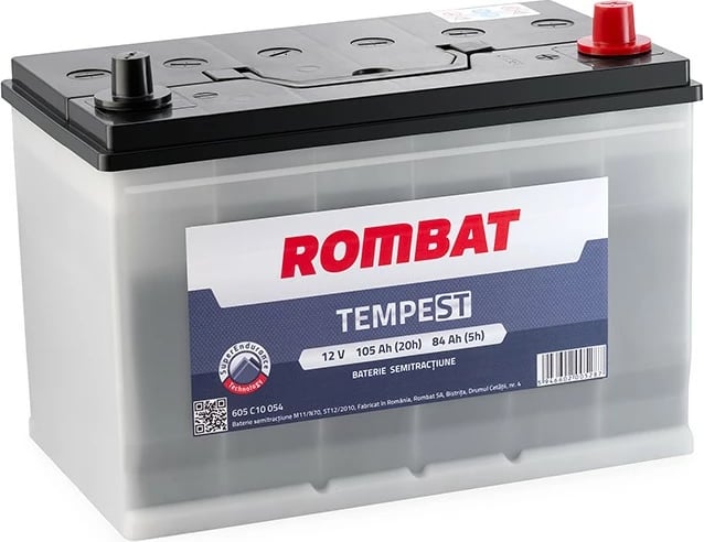 Bateri 12V 105Ah Rombat Tempest D31 Stm1605 Bateri 12V 105Ah Rombat Tempest D31 Stm1605