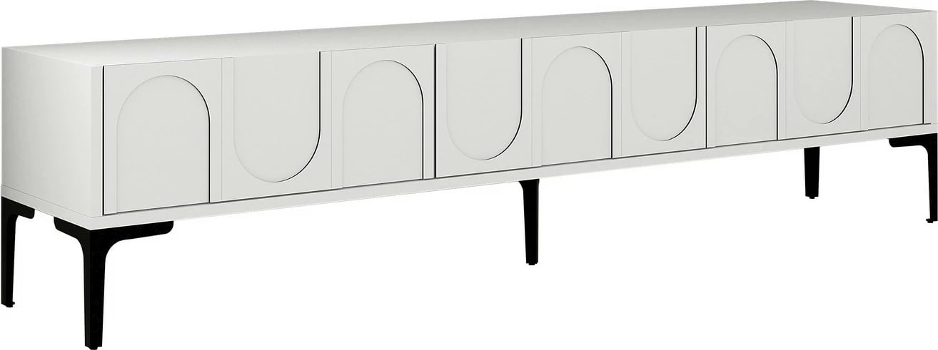 Konsolë TV Hanah Home, Lyon 42, e bardhë, e zezë