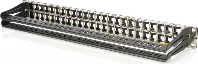 Patch panel Digitus DN-91424, 48x Keystone, 1U, 19", i zi