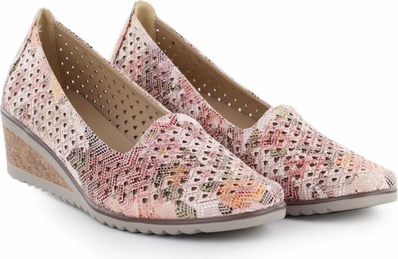 Këpucë wedge për femra Potocki, shumëngjyrëshe