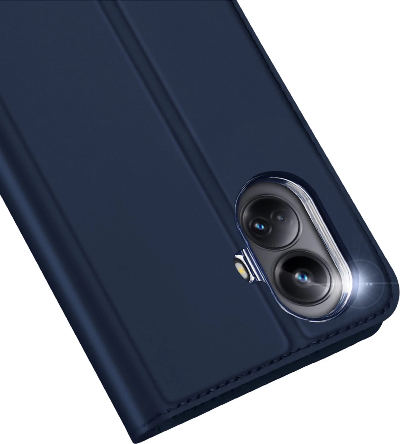 Mbështjellës Dux Ducis Skin Pro për Realme 10 Pro+, me kapak, xhep për kartela, qëndrim, kaltër Mbështjellës Dux Ducis Skin Pro për Realme 10 Pro+, me kapak, xhep për kartela, qëndrim, kaltër