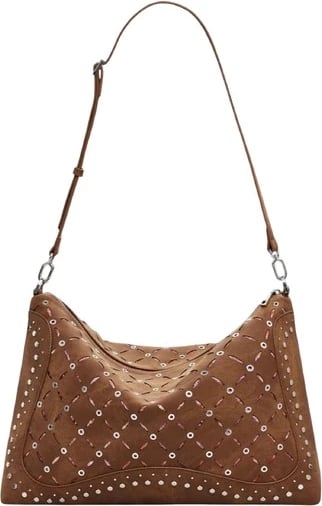 Çantë Desigual femra, kafe