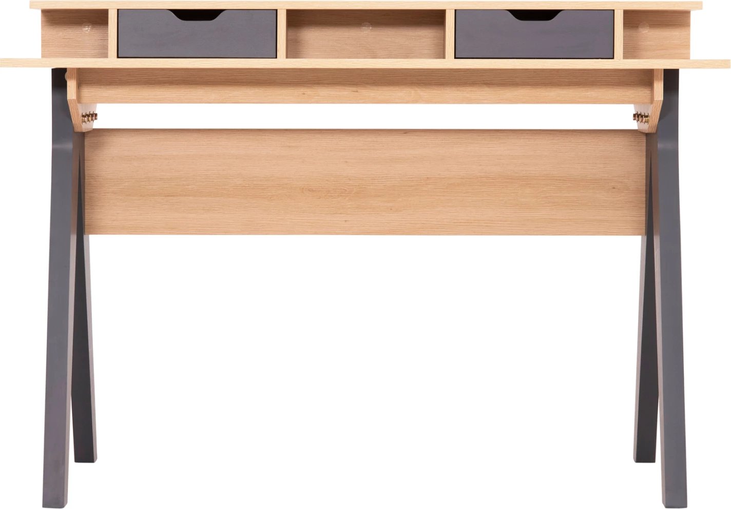 Sipërfaqe Tavoline REXIN FH18290 melamine, ngjyrë sonama-gri, 120x19-59x75-85.5H cm