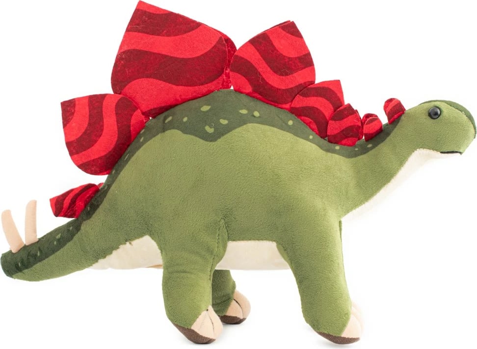 Lodra pelushi dinozaur, Baby Mix, Stegosaurus, 38 cm, jeshile