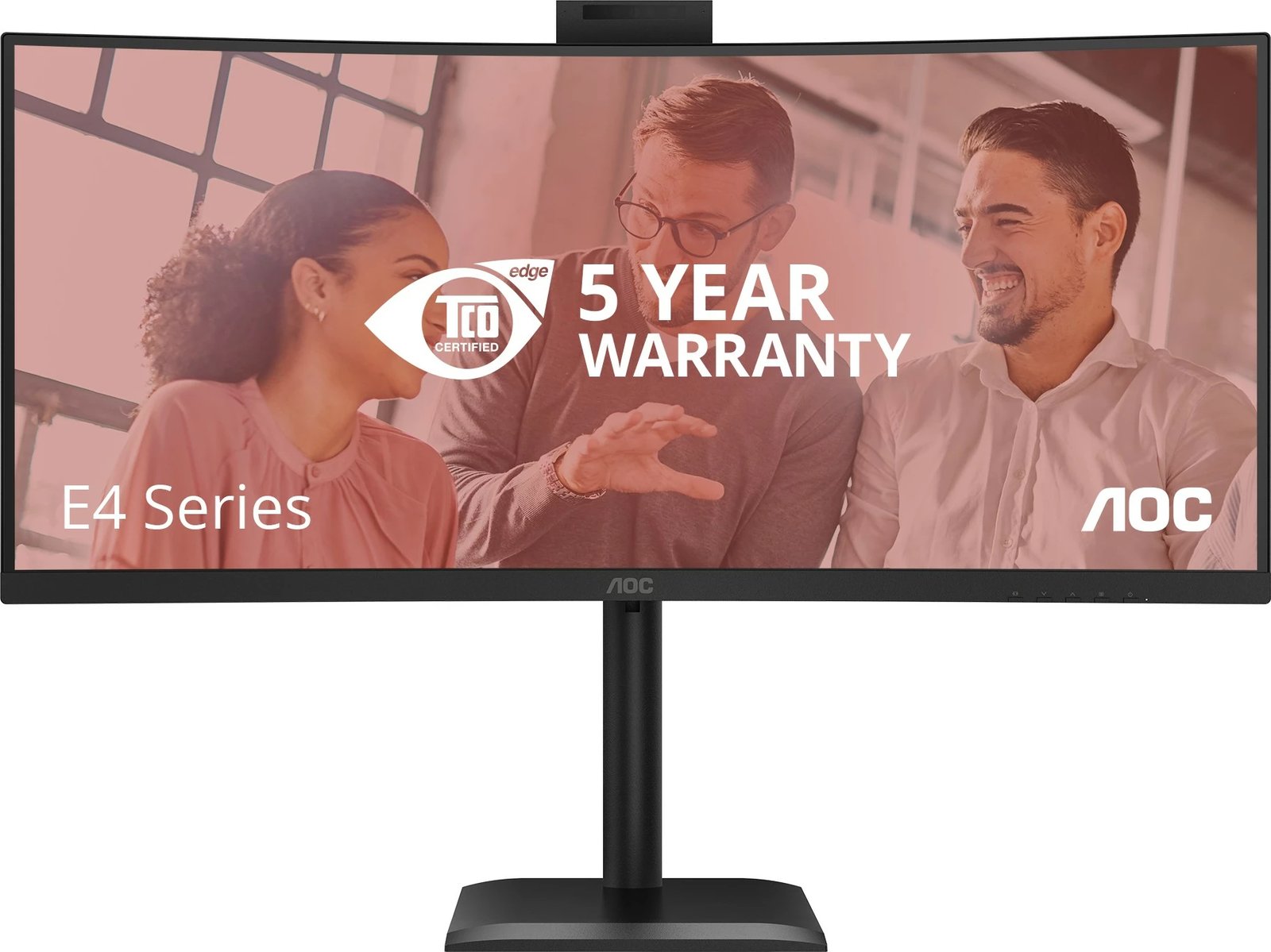 Monitor AOC CU34E4CV, 34 inç, WQHD, 120Hz, USB-C, i zi