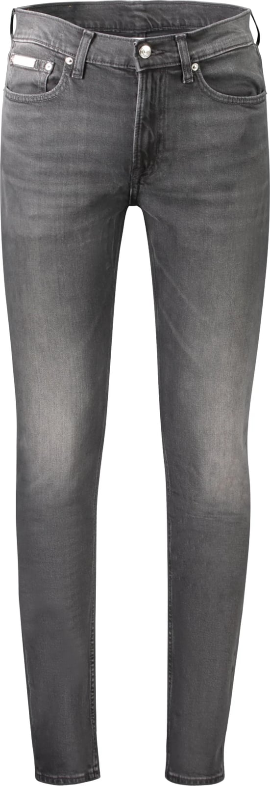 Pantallona xhins për meshkuj Calvin Klein slim taper, të zeza
