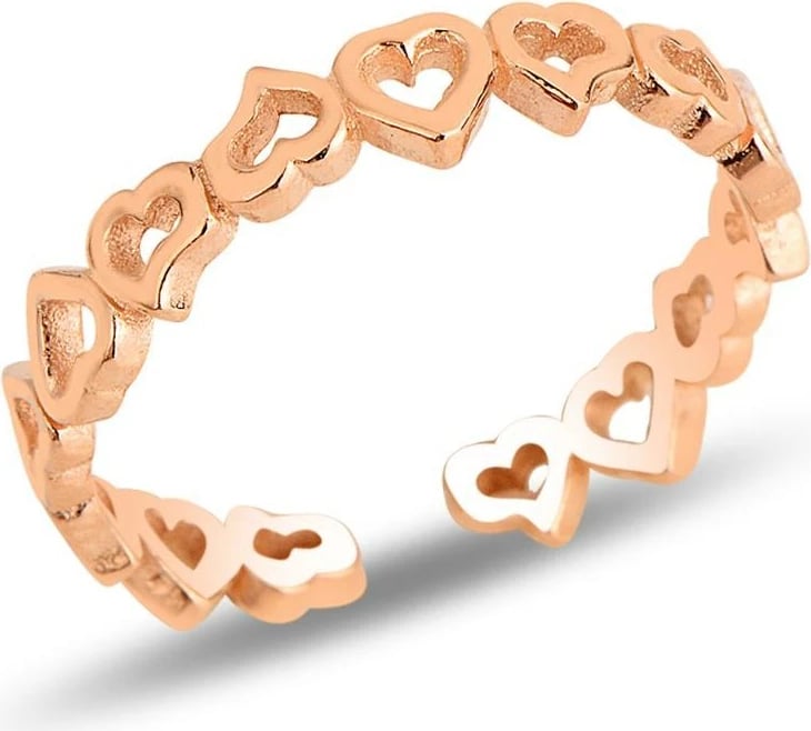 Unazë argjendi, ngjyrë ari rozë, Jumeon, SGTL11821