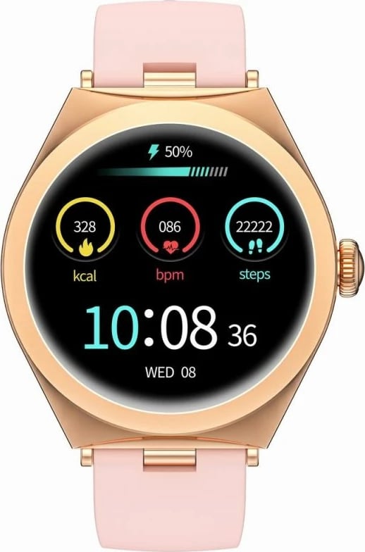 Smartwatch Gravity për femra, rozë