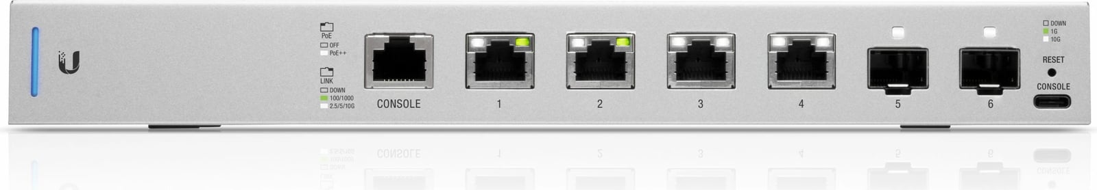 Switch Ubiquiti UniFi US-XG-6POE, 10G Ethernet, PoE, 1U, Gri