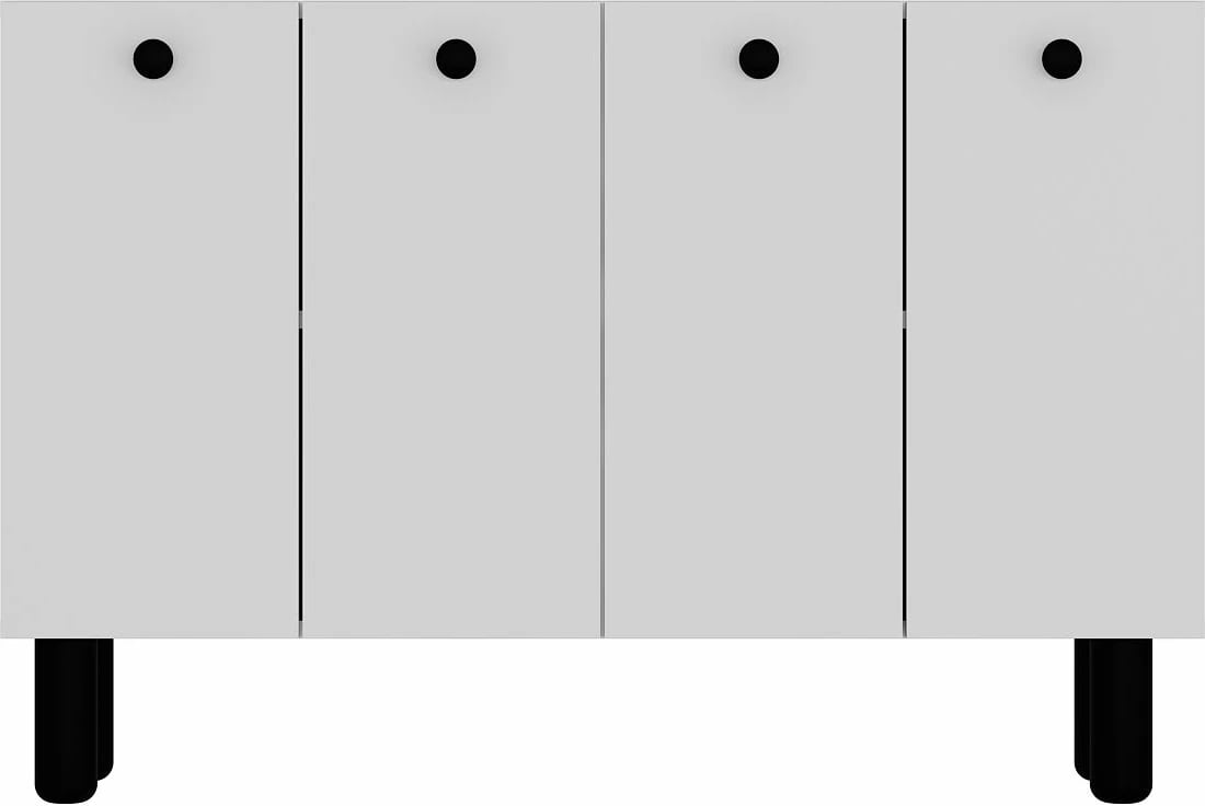 Konsol Skye Decor Ilay Bohem, e bardhë, e zezë