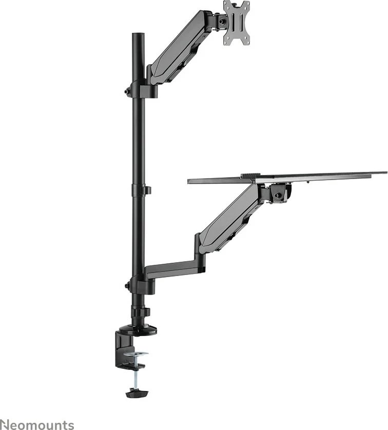 Stacion pune Neomounts DS90-325BL1, Clamp/Grommet, 9 kg, 17"-32", i zi