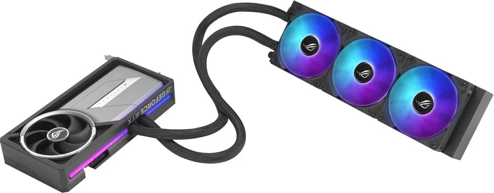 Kartelë grafike ASUS ROG Astral LC-RTX5090-O32G-GAMING, 32 GB GDDR7, Gri