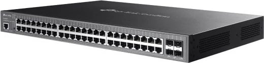 Switch TP-Link Omada SG3452XMPP, Managed, L2+, Gigabit Ethernet, PoE, Rack mounting, 1U