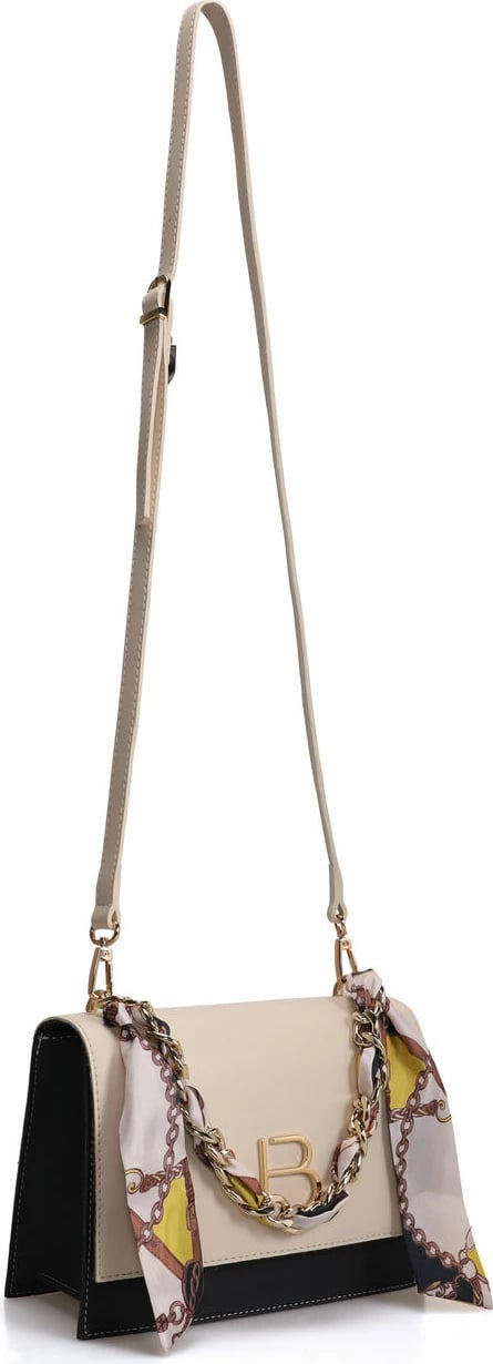 Çantë crossbody Lucky Bees, krem dhe blu e errët, 918