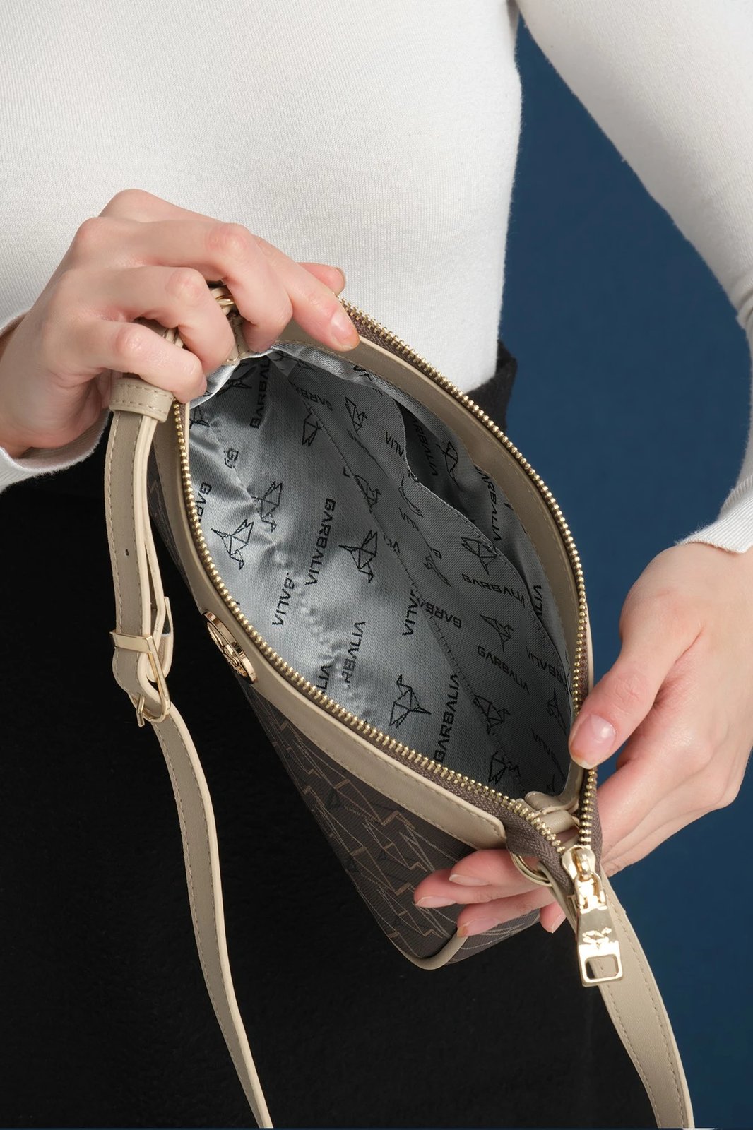 Çantë shpatullës Zoozie Bags, Cecina, ngjyrë kafe