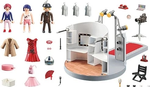 Set figurash Playmobil Miraculum 71335 Fashion Show in Paris, 66 pjesë