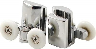 Rrotulla të dyfishta për xham 6 mm deante XKCO1RC05 FI 23 mm, krom