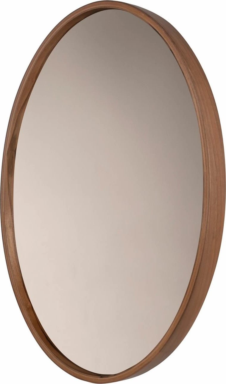 Pasqyrë elips, ngjyrë arre, Skye Decor