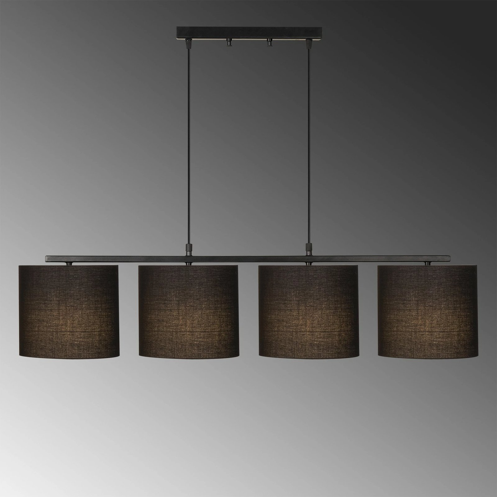 Llambë tavani Opviq, Valiz - 4711, ngjyrë e zezë, moderne, 110x25cm