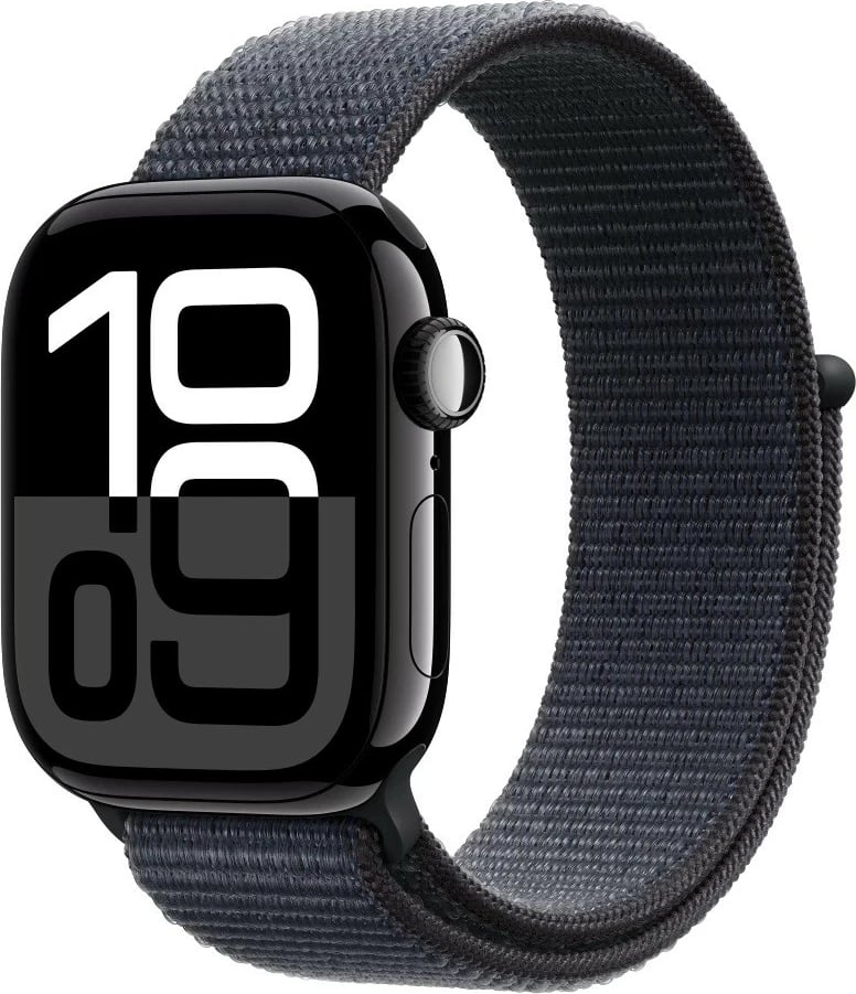 Smartwatch Apple Watch Series 10, 42 mm, alumini oniks, rrip sport navy