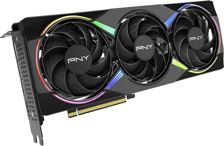 Kartë grafike PNY GeForce RTX 5060 Ti, 8GB DDR7, ARGB, OC, PCI-E 5.0, e zezë