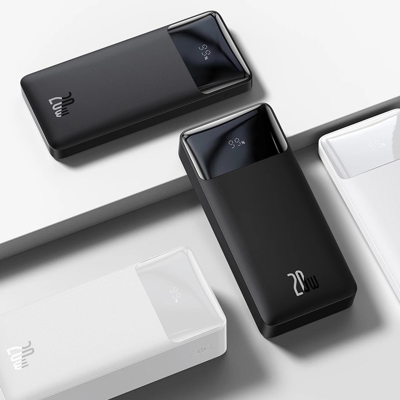 Powerbank Baseus Bipow 10000mAh 20W, i zi, me kabllo USB-A në Micro USB 0.25m Powerbank Baseus Bipow 10000mAh 20W, i zi, me kabllo USB-A në Micro USB 0.25m
