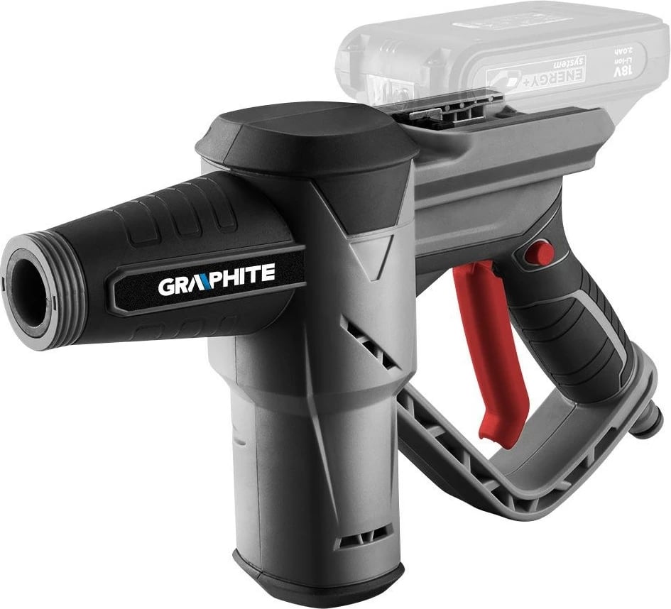 Larëse kopshti pa kabllo GRAPHITE Energy+ 18V, max 24 bar, pa bateri