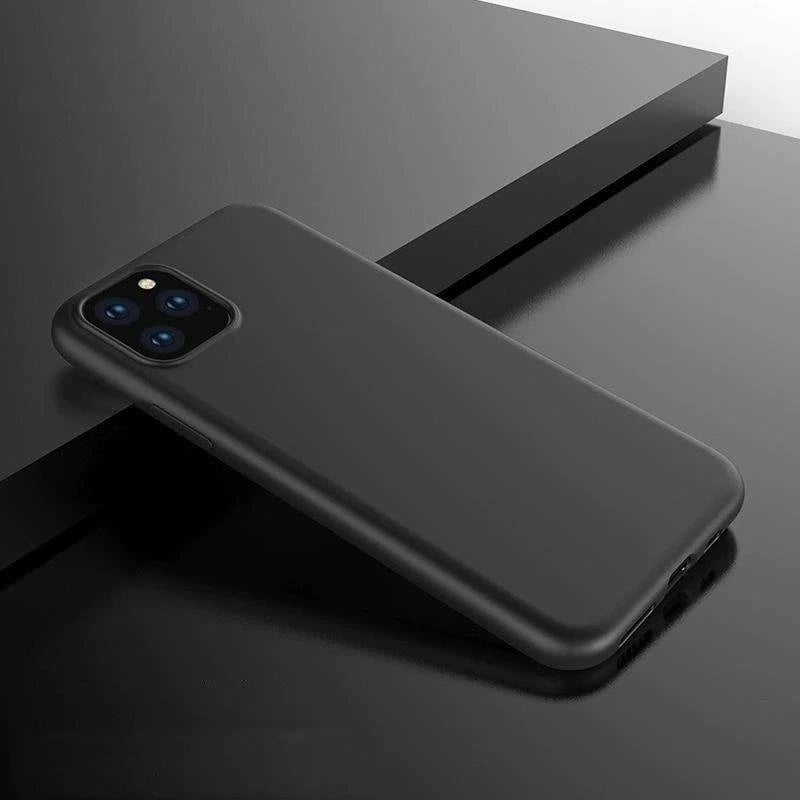 Mbështjellës fleksibil gel Hurtel për iPhone 15 Plus, TPU, i zi