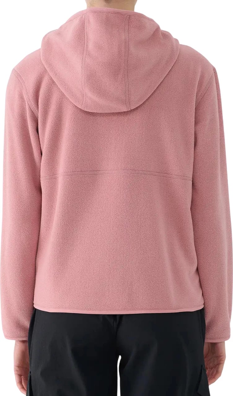 Duks fleece për femra 4F, rozë