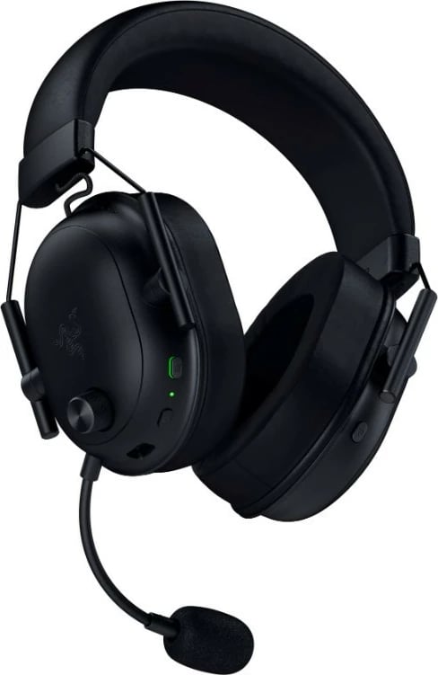Kufje gaming wireless Razer BlackShark V2 HyperSpeed, 2.4 GHz + Bluetooth 5.2, mikrofon HyperClear, drajvera 50 mm TriForce, bateri 70 orë, USB-C, black